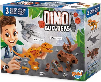 Immagine prodotto di Kit di dinosauri fai da te con 3 modelli