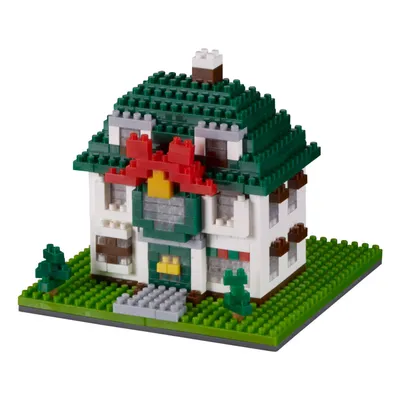 Immagine prodotto di Brixies, Casa di Natale, kit di costruzione, mattoncini, set per la costruzione, ABS, colorato, 270 pezzi, 203005