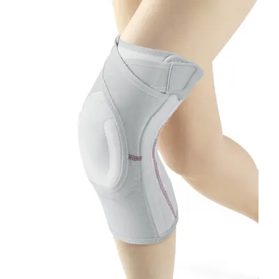 Image de Push care genouillère taille 3 gris/aubergine 1 pc