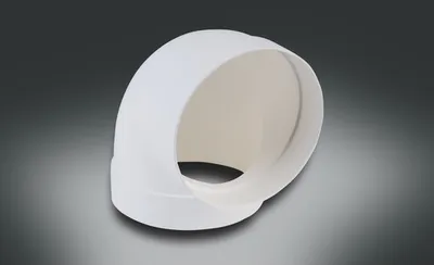 Produktbild von Rotheigner Rundrohrbogen 90° weiß NW 100 mm