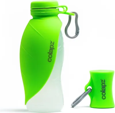 Obrázok produktu pre Súprava fľaše na vodu a krmivo pre psov Colapz - 570 ml - Colapz Green