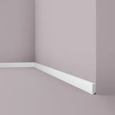 Immagine prodotto di Battiscopa a pavimento NMC FT1F WALLSTYL Noel Marquet Battiscopa decorativo Battiscopa decorativo per parete Battiscopa di rifinitura moderno bianco 2 m