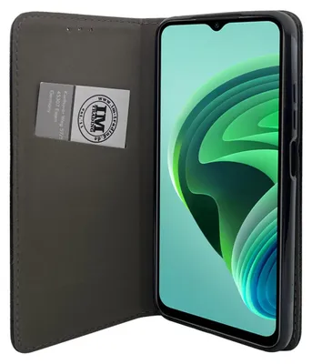 Image de Livre Étui Smart compatible avec Xiaomi Redmi 10 5G Housse de téléphone portable Étui Portefeuille Housse de protection avec fonction support, porte-carte noir