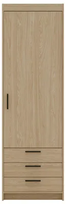 Produktbild von Kleiderschrank ELENI 1D3S geölte eiche