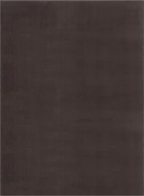 Produktbild von Teppich - 160 x 220 cm - Dunkelbraun - Unifarben