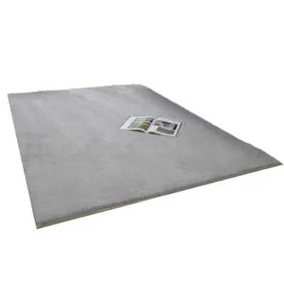 Immagine prodotto di Tappeto in peluche, grigio chiaro, morbido e accogliente, 40 x 200 cm
