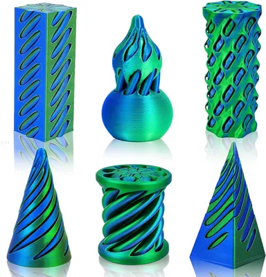 Imagen del producto de Juegos sensoriales "Groene onmogelijke kegels" - Set de 6