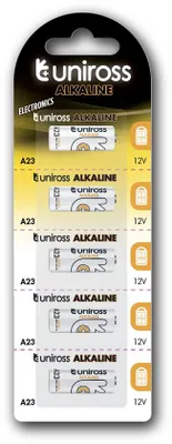 Produktbild von Uniross Batteries Uniross Micro-Alkaline A23 Batteri, 5 stk.
