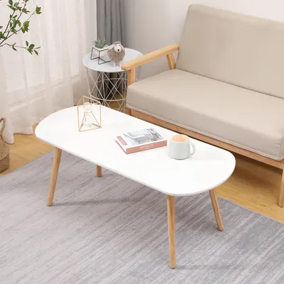 Produktbild von Couchtisch Esstisch 110x50x45cm Wohnzimmertisch Beistelltisch Sofatisch Weiß