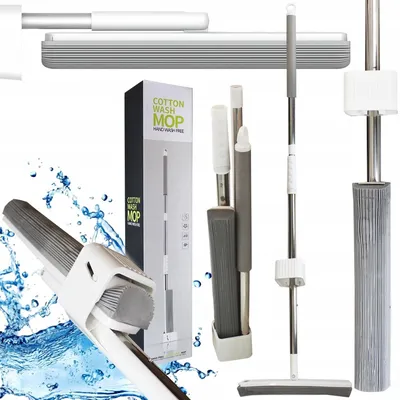 Obrázek produktu pro Mop Gąbkowy Teleskopowy Chłonny z Wyciskaniem MOP0648