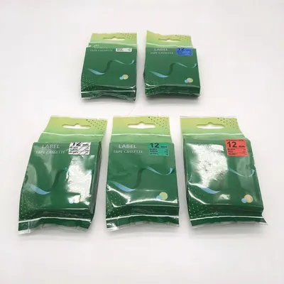 Produktbild von UniPlus 6x Kompatibel D1 Schriftband als Ersatz für D1 45013 45010 45016 45017 45018 45019 für LabelManager 160 220P 280 360D 420P 500TS Labelpoint 250 150 LabelWriter 450 DUO, 12mm x 7m