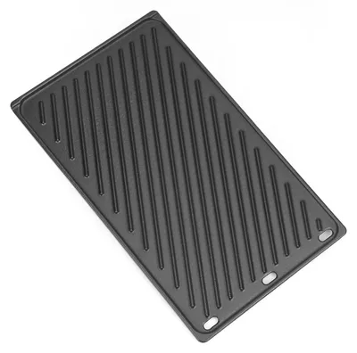 Zdjęcie produktu dla Płyta grillowa żeliwna, 44x25,5 cm, przeznaczona do grillów gazowych
