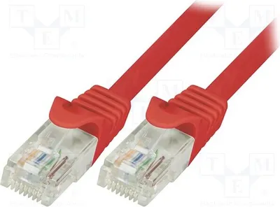 Obrázok produktu pre 1x kábel RJ45-Kabel, typ CP1064U, PVC, 3 metre, červený