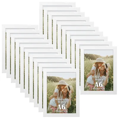 Obrázek produktu pro Sada 20 fotorámečků, rozměr 13x18 cm, materiál: dřevo