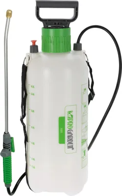 Zdjęcie produktu dla Pulverizator cu presiune ProGarden, plastic, 8l, alb/verde