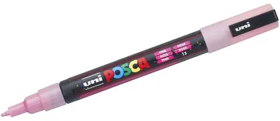 Immagine prodotto di UNIBALL Marker UNI POSCA PC-3M Glitter rosa 6 Stück Verkaufseinheit 665595 4902778198001
