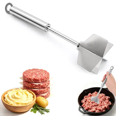 Obrázok produktu pre Mlynček na mäso z nehrdzavejúcej ocele s dĺžkou 26,5 cm a 6 nožmi