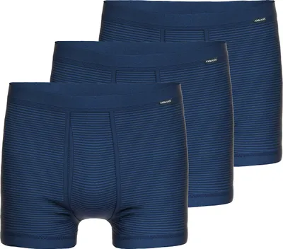 Produktbild von Ammann 3er Pack Jeans Feinripp Retro Short / Pant Im sportlich-klassischem Schnitt, Aus strapazierfähiger Baumwolle, Mit Weichelastikbund