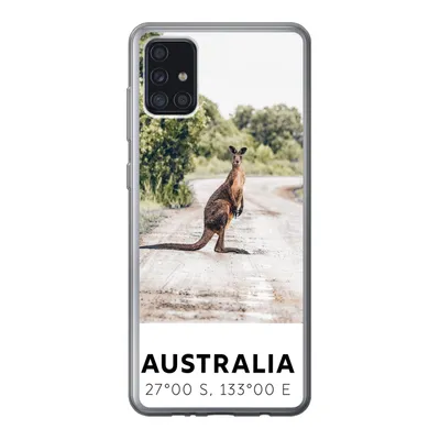 Produktbild von MuchoWow® Handyhülle Schutzhülle Hülle für Samsung Galaxy A52 5G Känguru - Australien - Tiere Silikon Softcase Handy Hülle - Umschlag