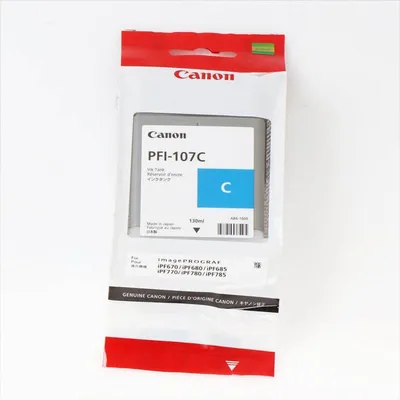 Produktbild von 6706B001  Canon PFI-107C Tintenpatrone Original Cyan 1 Stück(e)