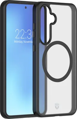 Productafbeelding van Force Case, beschermhoes voor de Galaxy S24 FE, compatibel met MagSafe, zwart