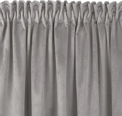 Zdjęcie produktu dla Zasłona VILA velvetowa na taśmie smok 135x225 szara wzór 2 Homede