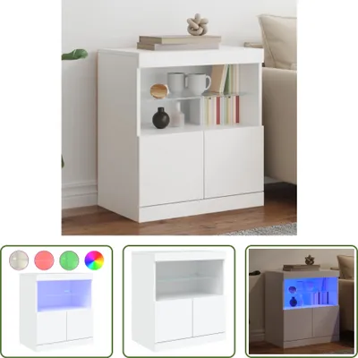 Zdjęcie produktu dla Kredens Living Store z oświetleniem LED biały 60x37x67 cm