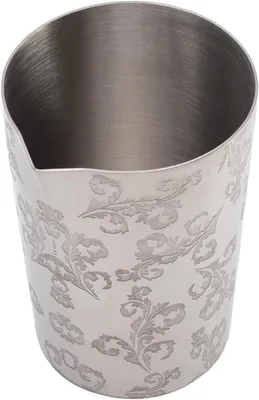 Productafbeelding van Cocktail Drinking Mixing Glass - 304 Roestvrij Staal Warmtebehoud Gegraveerd Cocktail Mixing Glass Comfortabele Aanraking voor Bar