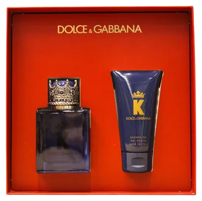 Image de Coffret Dolce & Gabbana : + K von Dolce Gabbana, nettoyant visage et gel douche, pour tous les types de peau, 50 ml
