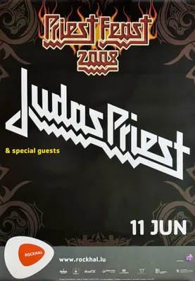 Productafbeelding van Judas Priest - Priest Feast Luxembourg 2008 - Affiche/Poster - 70x100 cm