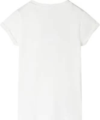 Imagen del producto de vidaXL Camiseta para niños, color crema, talla 128