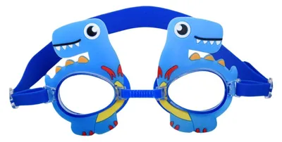 Zdjęcie produktu dla Okulary pływackie dla dzieci - powłoka antyprzeciwmgielna - niebieskie