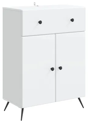 Obrázek produktu pro vidaXL Komoda se zásuvkami, bílá, 66 x 34,5 x 90 cm, dřevotříska