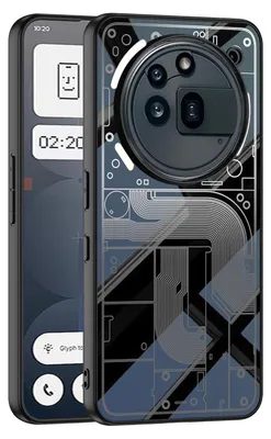 Obrázek produktu pro Pro Nothing Phone 3a Pro – ochranné pouzdro GKK Skin Feel AG s technickým designem, černé