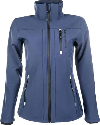 Zdjęcie produktu dla HKM Kurtka softshell sportowa damska ciemnoniebieska, rozmiar M