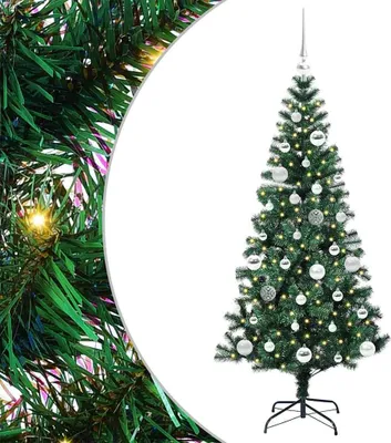 Obrázok produktu pre vidaXL Umelý predsvietený vianočný stromček zelený 150 cm