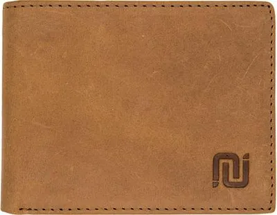 Produktbild von Negotia Folden Leder Geldbörse Herren Cognac – Portemonnaie, Echtleder Kartenetui / Brieftasche