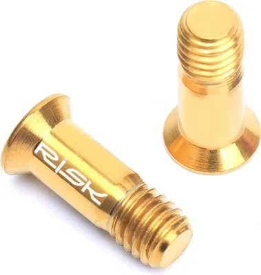 Obrázek produktu pro 2PCS Ti slitiny zadní přehazovačka kola šrouby M5x14.2mm cyklistické zadní vodicí válečky šrouby