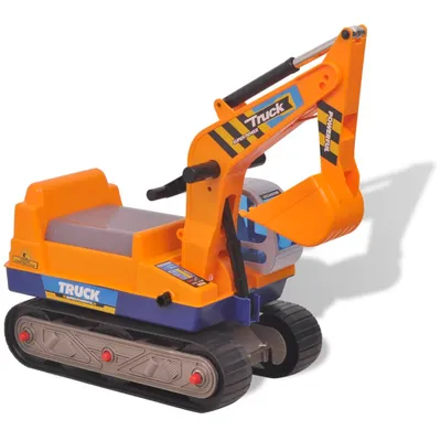 Immagine prodotto di vidaXL 100089 Escavatore cavalcabile in plastica giallo