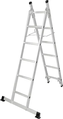 Produktbild von LEX Aluminium Kombi-Leiter Schiebeleiter Anlegeleiter Bockleiter 3in1 bis 150 kg