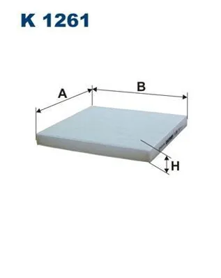 Produktbild von FILTRON Filter, Innenraumluft Artikel: K 1261
