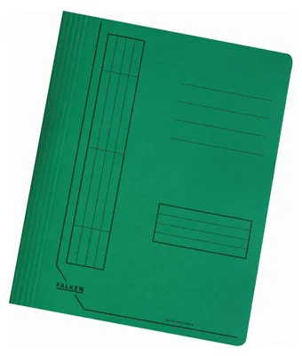 Produktbild von Falken 100x Schnellhefter Karton A4, intensivfarben, Grün, 11287588F