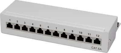 Produktbild von LogiLink NP0019, RJ-45, Cat6a, Grau, 800 g, 275 mm, 13,7 cm