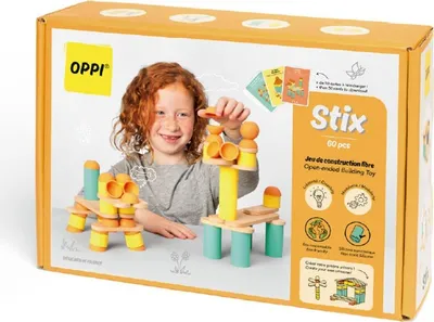 Produktbild von Oppi Stix Bauspiel 60 Stücke Durchsichtig  Durchsichtig One Size