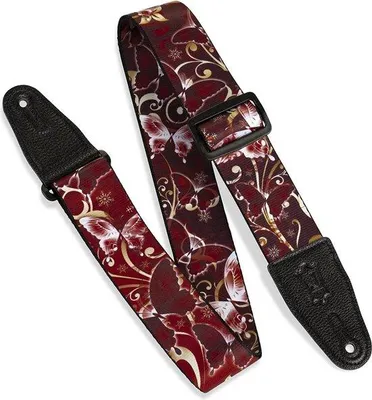 Produktbild von Designer Gitarrenschnur aus Kunststoff, Schwarz und Braun, 50 cm