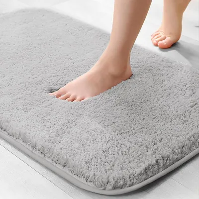 Productafbeelding van Badhanddoek, microvezel, zeer absorberend, 40 x 60 cm, lichtgrijs