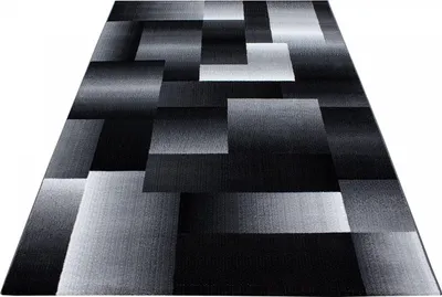 Produktbild von Ayyildiz | Moderner Teppich - Wellen Muster 3D Optik - Kurzflor Wohnzimmer - grau - 240 x 340 cm