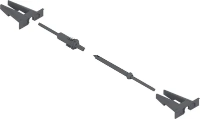 Image de BLUM TIP-ON Accouplement et logement pour synchronisation, LEGRABOX/MOVENTO