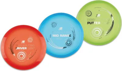 Produktbild von Sunflex Disc Golf Pro Set | Wurfscheibe Flugscheibe Werfen Fangen Geschicklichkeit