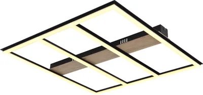 Produktbild von Globo Lighting Deckenleuchte Metall schwarz matt, LED